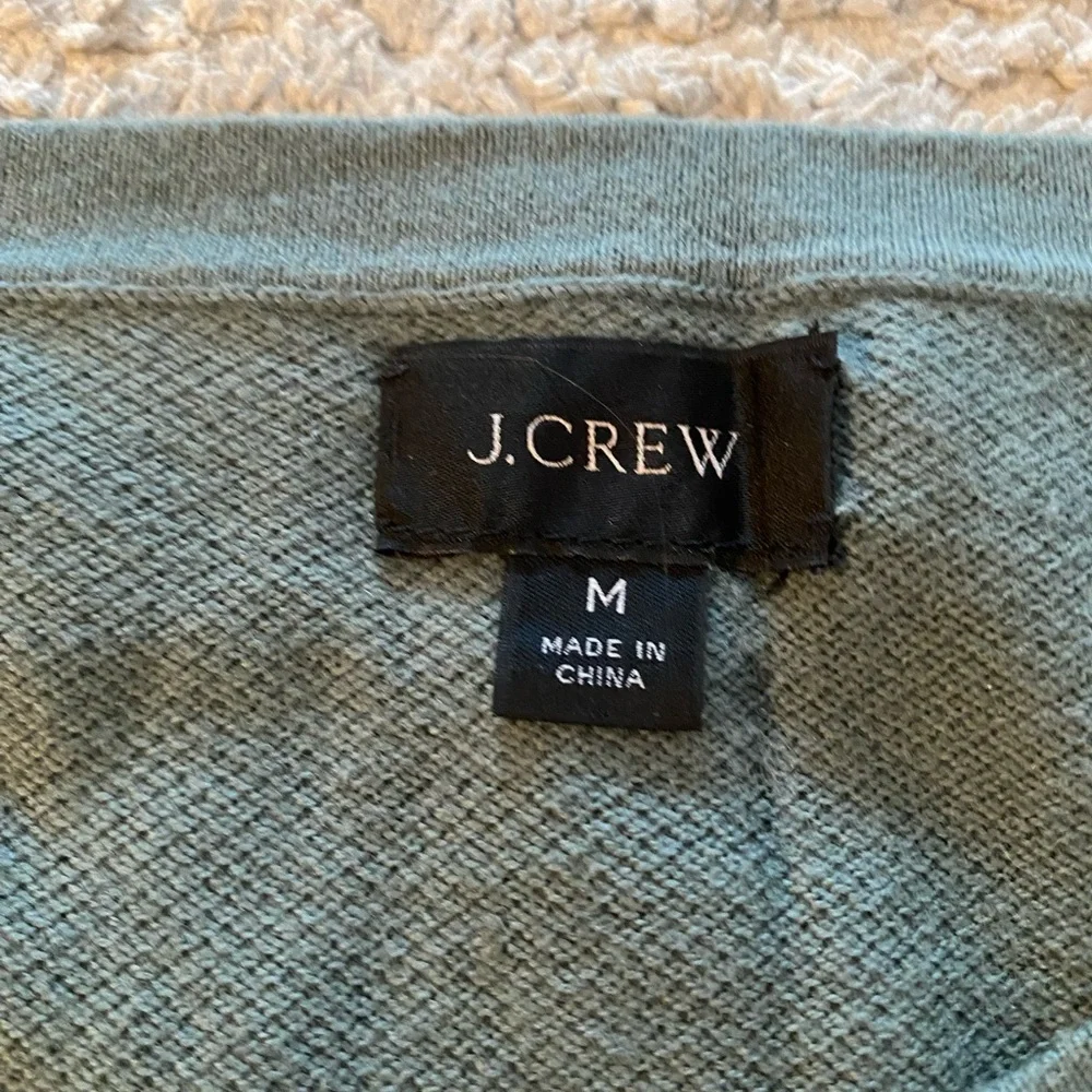 J. Crew Men's Green Crewneck Sweater Size M
